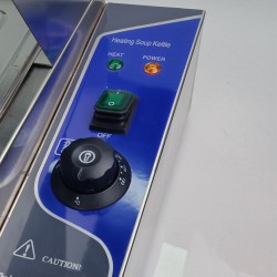 5 Pans Electric Bain Marie Commercial Heat Food Warmer Buffet Pots Glass TOP